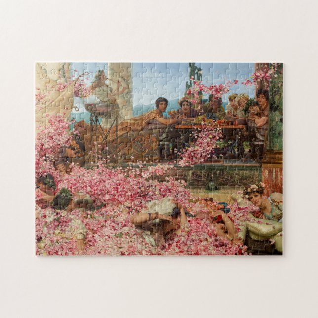 Puzzle Los Rosas de Heliogabalus por Lawrence Alma-Tadema (Horizontal)