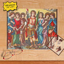 Los Siete Archangels (CP 001; Cromolitografía)