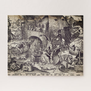 Puzzle Los siete pecados mortales - envidia