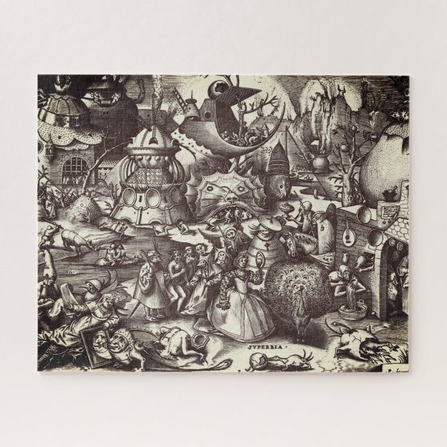Puzzle Los siete pecados mortales - orgullo (Horizontal)