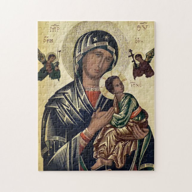 Puzzle Los Theotokos y el Niño Cristo (Vertical)
