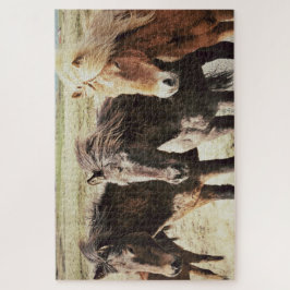 Puzzle Los tres amigos islandeses del caballo