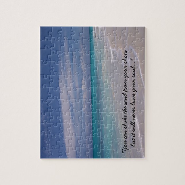 Puzzle ¡Los turcos y el Caicos - la playa! (Vertical)