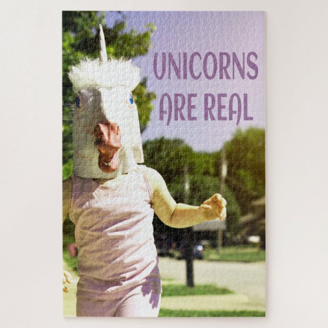 Puzzle Los Unicornios Son Humor Realmente Gracioso (Vertical)
