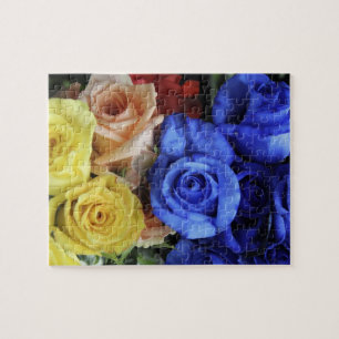 Puzzle Los variados ramos de rosas
