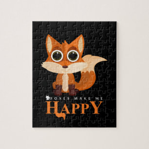 Puzzle Los zorros me hacen feliz
