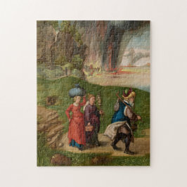 Puzzle Lot y sus hijas por Albreccht Dürer