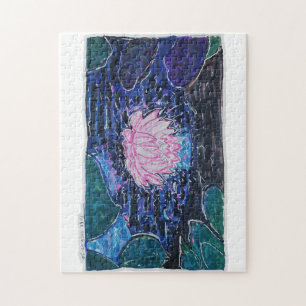 Puzzle Loto en Agua Oscura