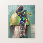 Puzzle Louis Armstrong Estatua Nice Francia Rivieria Fran<br><div class="desc">28 de febrero de 1948, Suzy Delair cantó C'est si bon en el Hotel Negresco durante el primer Festival de Jazz de Niza. Louis Armstrong estaba presente y le encantó la canción. 26 de junio de 1950, grabó la versión estadounidense de la canción (letras en inglés de Jerry Seelen) en...</div>