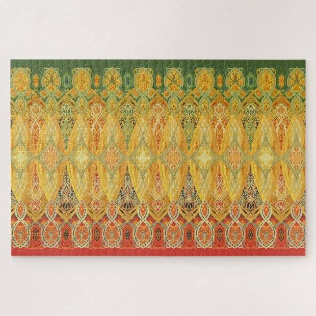 Puzzle Louis Sullivan Truss Frieze Stencil (Horizontal)