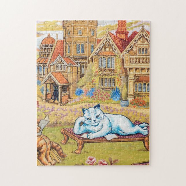 Puzzle Louis Wain - Fiesta del té de verano (Vertical)