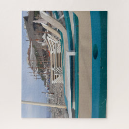 Puzzle Lounge Chairs in a Row