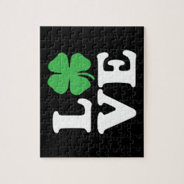 Puzzle Love Clover Black