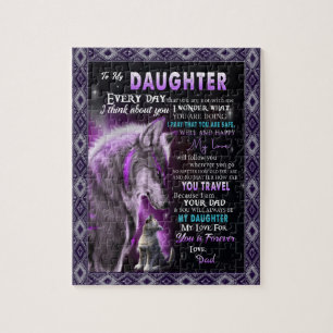 Puzzle Love Daughter Carta A Mi Hija Amar Por Ti