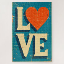 LOVE gráficos inspirados en los años 1960