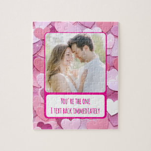 Puzzle Love Heart Confetti I Text Back