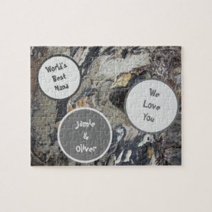 Puzzle Love You Nana Nature Photo Marled Driftwood