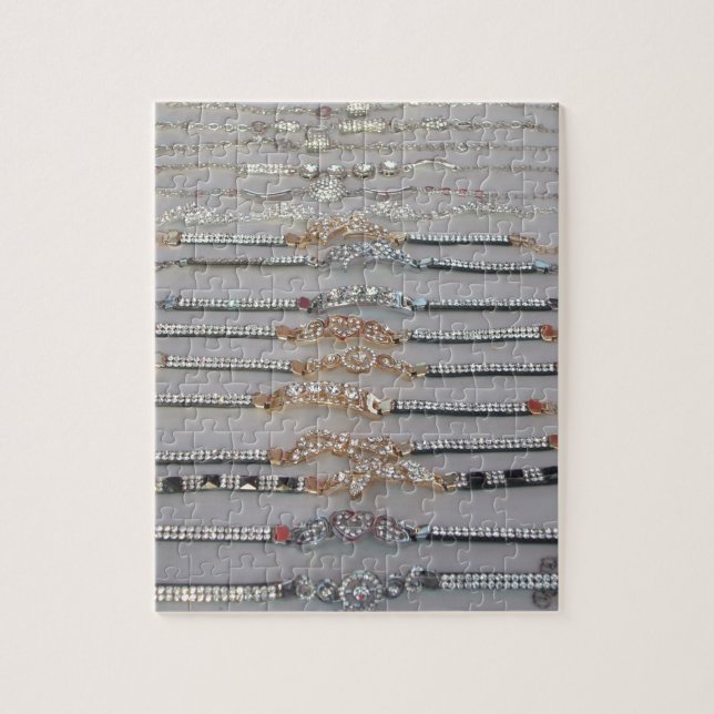 Puzzle Lovely Diamind Jewelry heart design art collection (Vertical)