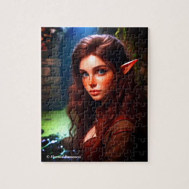 Puzzle Lovely elf warrior (Vertical)