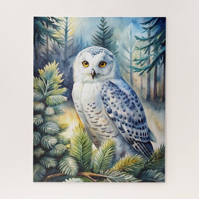 Puzzle Lovely Snowy Owl (Vertical)