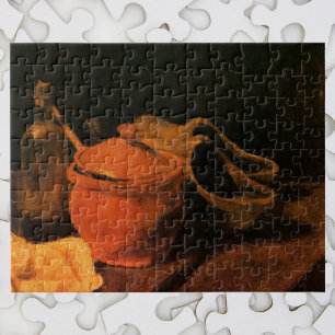 Puzzle Loza, Botella y Zuecos por Vincent van Gogh
