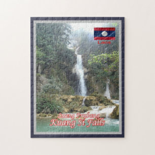 Puzzle Luang Prabang - Cataratas de Kuang Si - Laos -