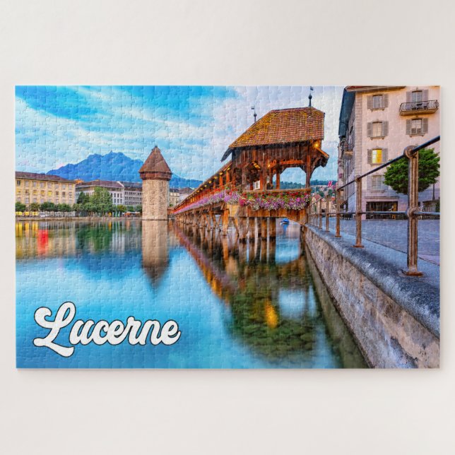 Puzzle Lucerna, Suiza (Horizontal)