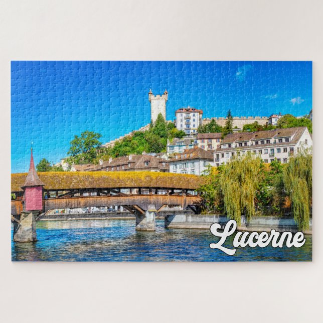 Puzzle Lucerna, Suiza (Horizontal)