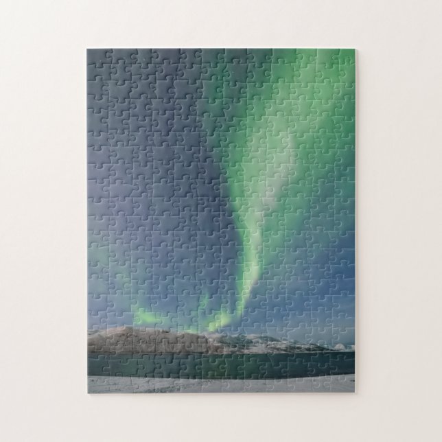 Puzzle Luces boreales de Noruega (Vertical)