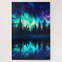 Luces boreales, Nature Aurora Borealis 1000 Pc
