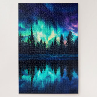 Puzzle Luces boreales, Nature Aurora Borealis 1000 Pc