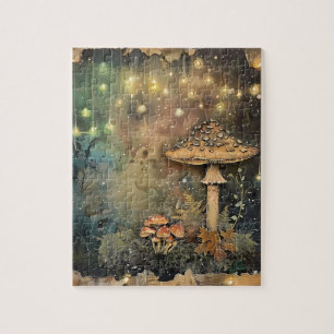 Puzzle Luces de hadas para hongos de Cottagecore