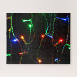 Puzzle Luces de Navidad coloridas