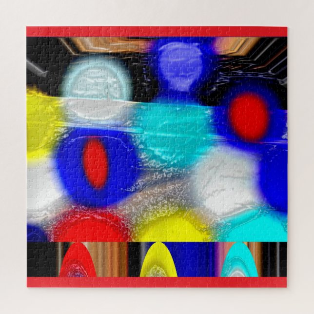Puzzle Luces de Navidad divertido arte (Vertical)