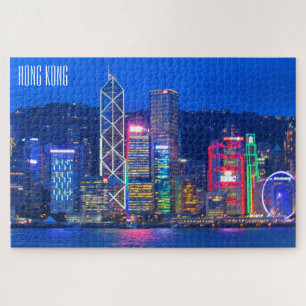 Puzzle luces de perfil en hong kong