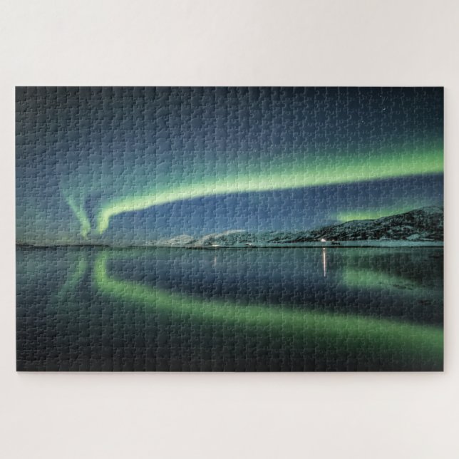 Puzzle Luces del Norte de Noruega (Horizontal)