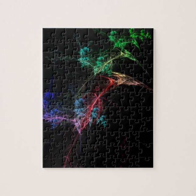 Puzzle Luces mágicas de arte abstracto (Vertical)