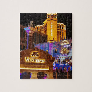 Puzzle Luces nocturnas decorativas venecianas de Las Vega