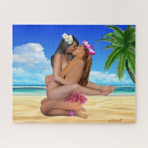 PUZZLE LUCHA DE BESOS