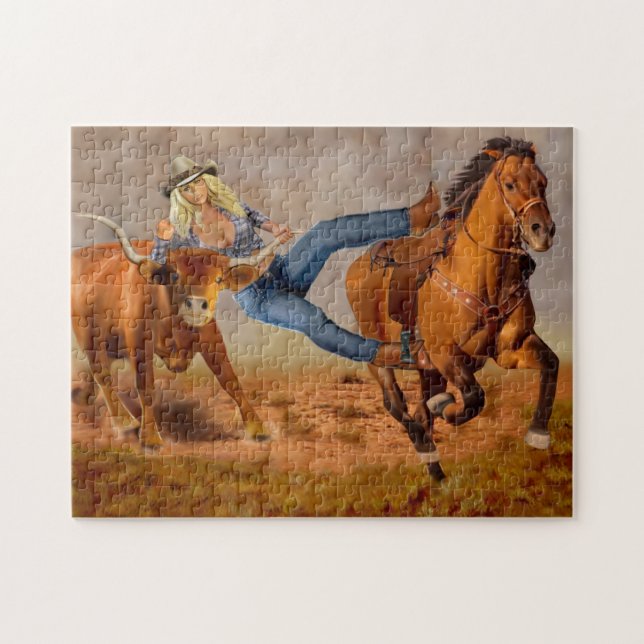 Puzzle Lucha de Vaquillas (Horizontal)