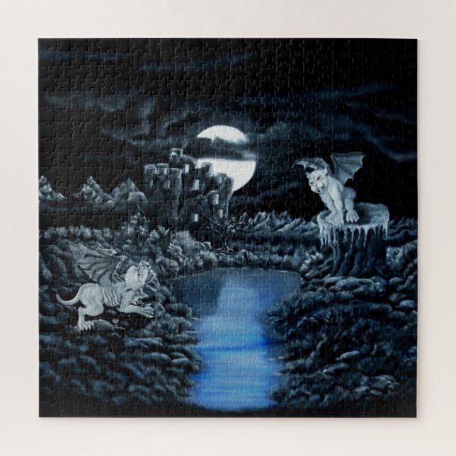 Puzzle Lucha entre el distrito de Golem y Dolem (Vertical)