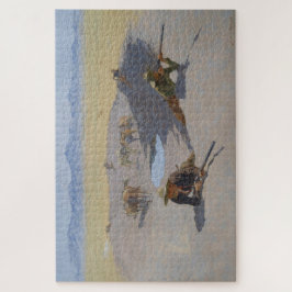 Puzzle Lucha por el agujero de agua