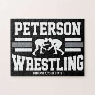 Puzzle Luchador AGREGAR NOMBRE Escuela Atleta Equipo de L