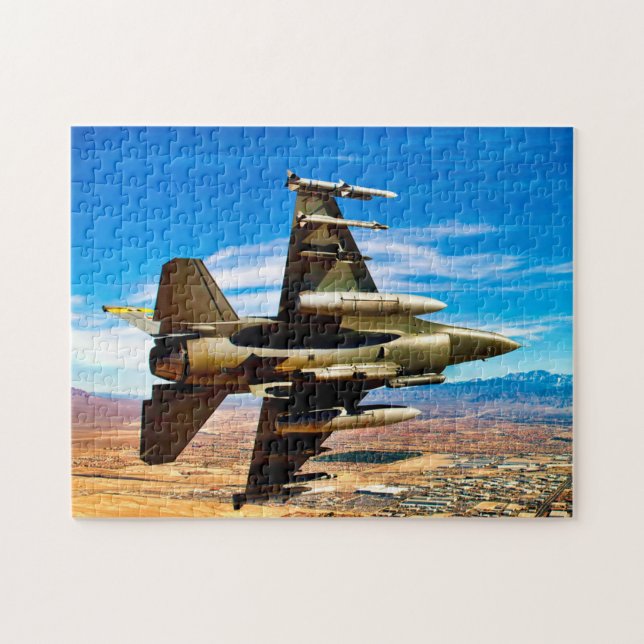 Puzzle Luchador de Jet sobre Nevada. (Horizontal)