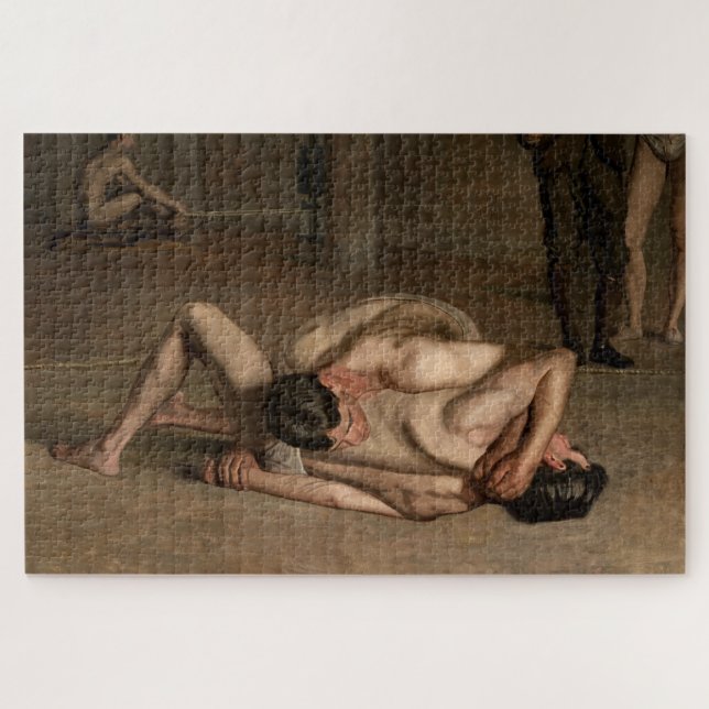 Puzzle Luchadores (de Thomas Eakins) (Horizontal)