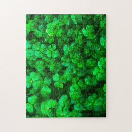 Puzzle Lucky Celtic Irish Green Shamrock