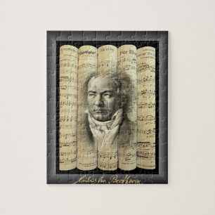 Puzzle Ludwig van Beethoven~Rolling Classical Sheet Music