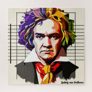 Puzzle Ludwig van Beethoven Vibrant Único
