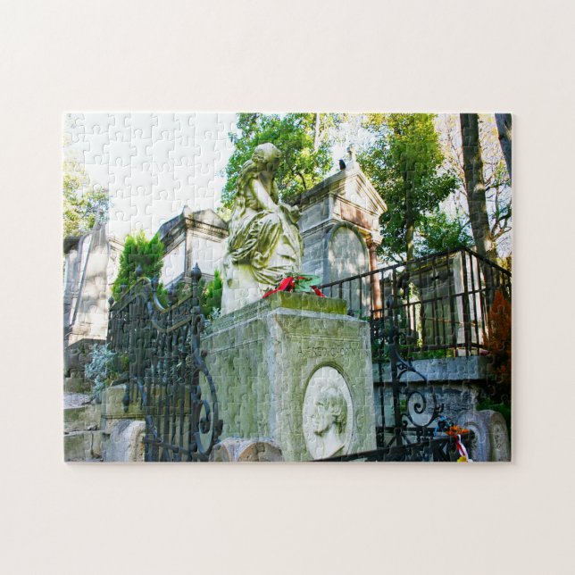 Puzzle Lugar de descanso final Chopin París. (Horizontal)