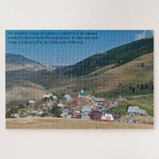 Puzzle Lukomir Bosnia Aldea de Montaña Grande